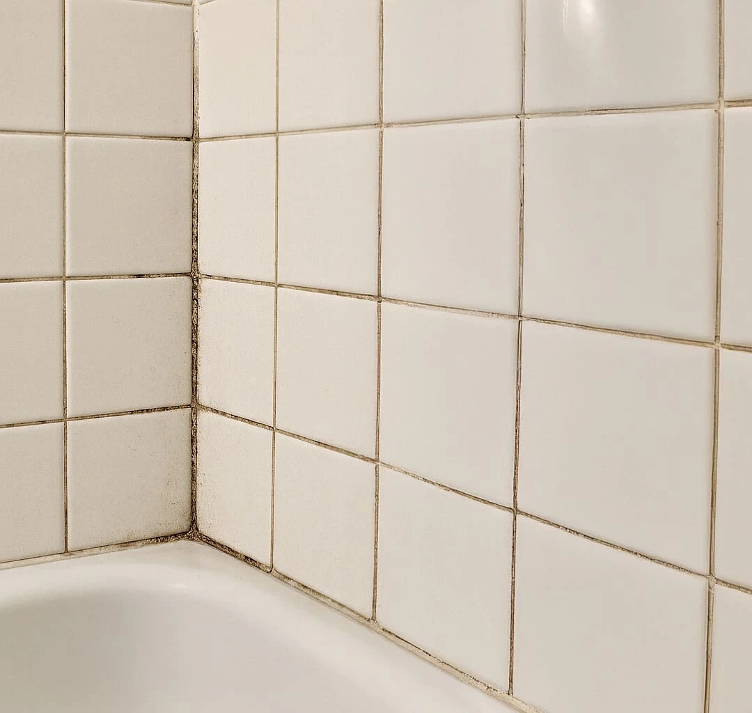 Carrelage et joint de salle de bain abimés 